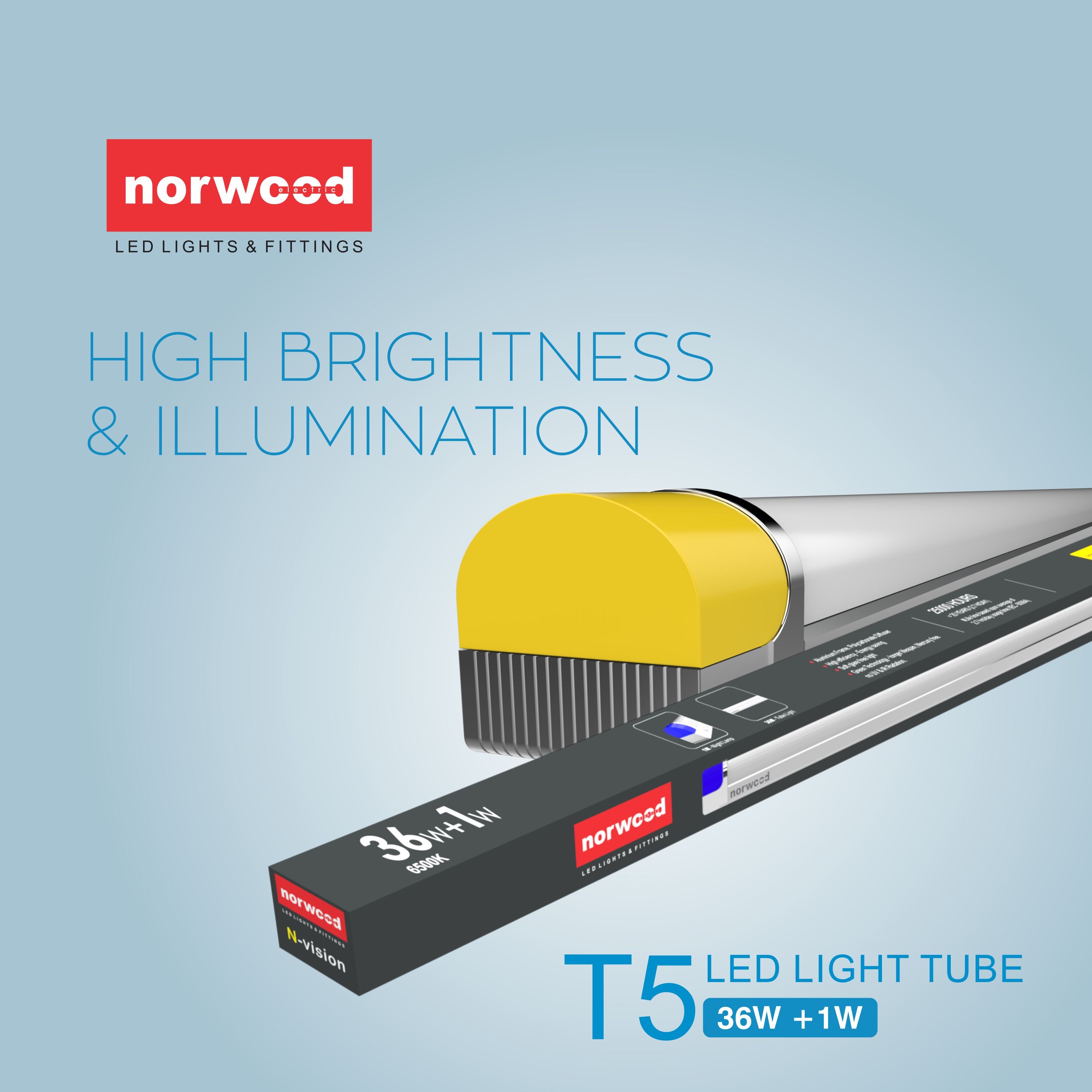 7 Inch N Vision Led N-Vision LED Batten – Norwood Electric Pvt. Ltd.