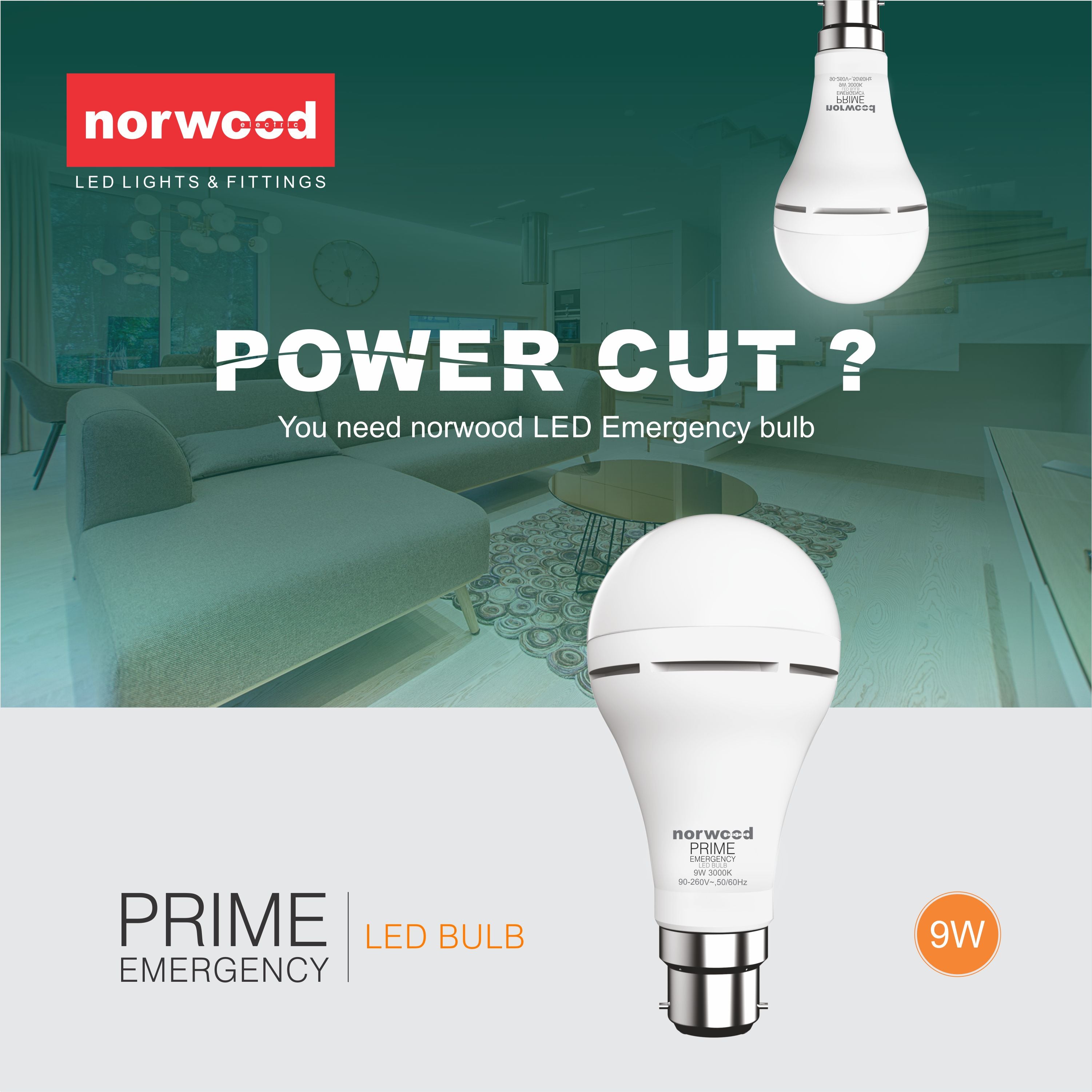 Prime Emergency LED Bulb – Norwood Modular